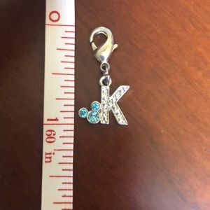 AUTHENTIC Disney “K” initial charm